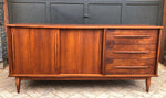 REFINISHED MCM Walnut Buffet Sideboard, 66