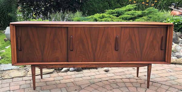 REFINISHED Walnut MCM Credenza by Deilcraft 68" PERFECT - Mid Century Modern Toronto