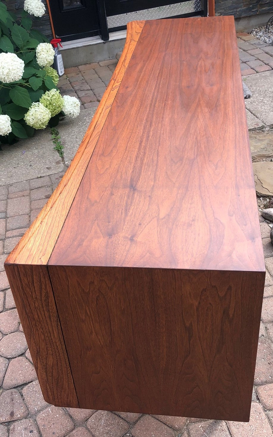 REFINISHED Walnut MCM Credenza by Deilcraft 68