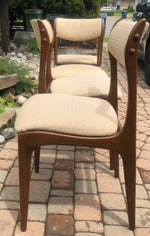 4 MCM Walnut Chairs RESTORED, each $75 only - Mid Century Modern Toronto 2
