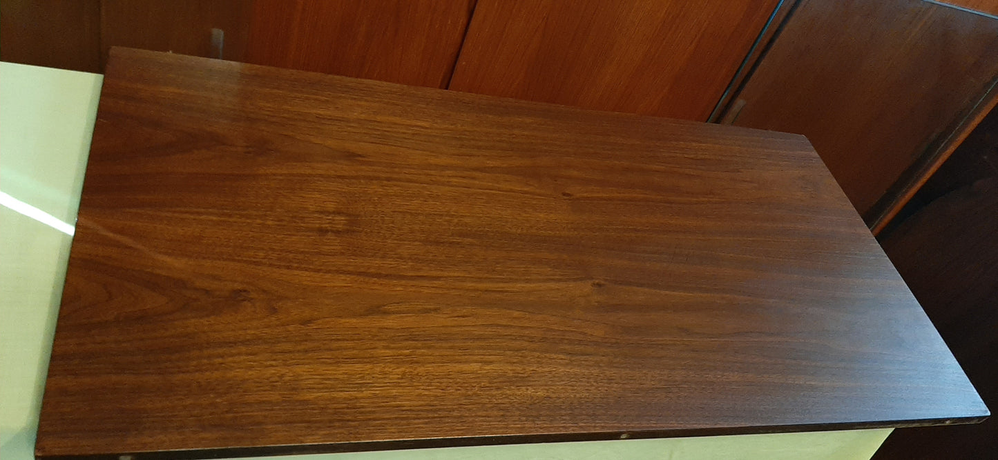 REFINISHED MCM Walnut Dining Table Extendable w 1 leaf, perfect, 54"-74" - Mid Century Modern Toronto