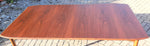 REFINISHED MCM Walnut Dining Table Extendable w 2 leaves by Deilcraft, perfect, 47