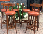 6 MCM Teak Bar Stools in great condition, each $99 - Mid Century Modern Toronto 2