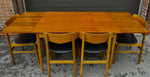 REFINISHED Danish Mid Century Modern Teak Table & 4 Teak Chairs by Farstrup 3