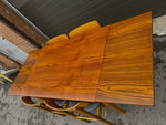 REFINISHED Danish Mid Century Modern Teak Table & 4 Teak Chairs by Farstrup 4