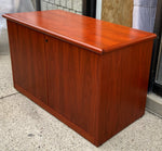 RESTORED Mid Century Modern rosewood cabinet with finished back 49.5