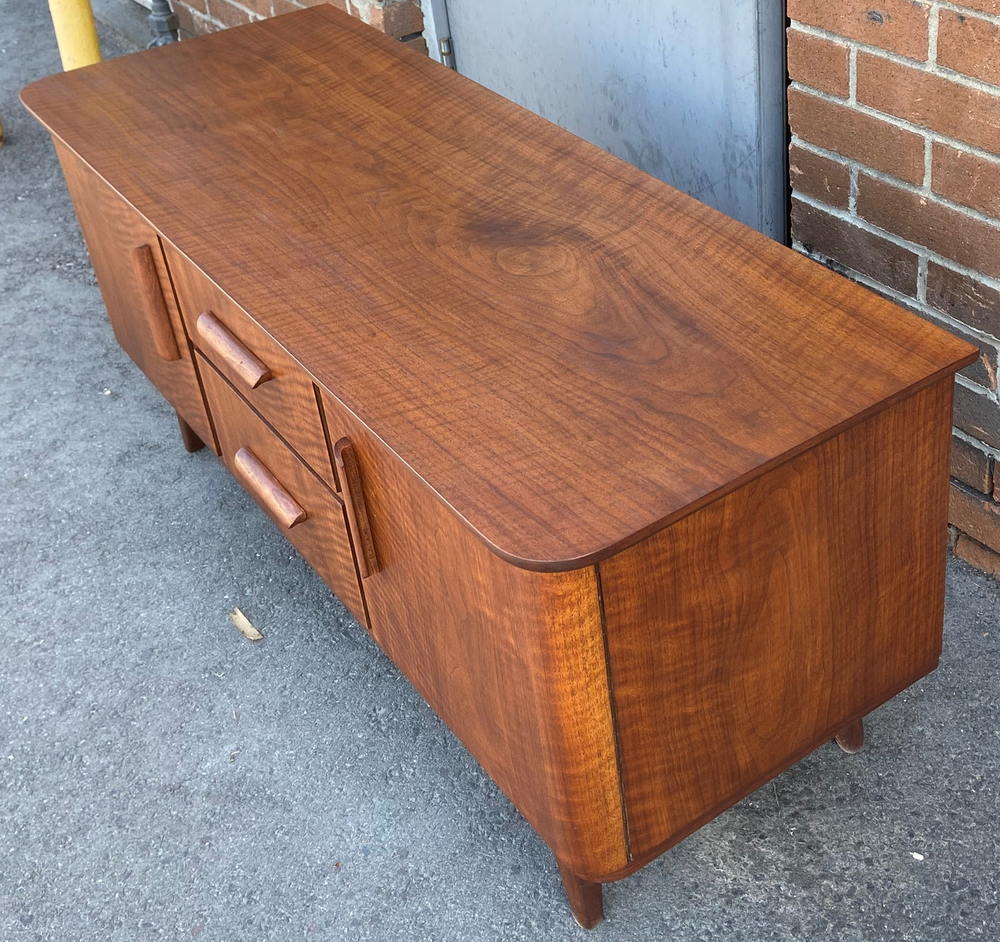 REFINISHED MCM Vanity/ Entry/ Low Cabinet, PERFECT