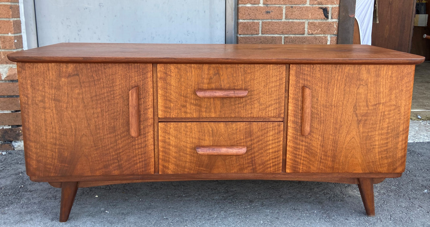 REFINISHED MCM Vanity/ Entry/ Low Cabinet, PERFECT