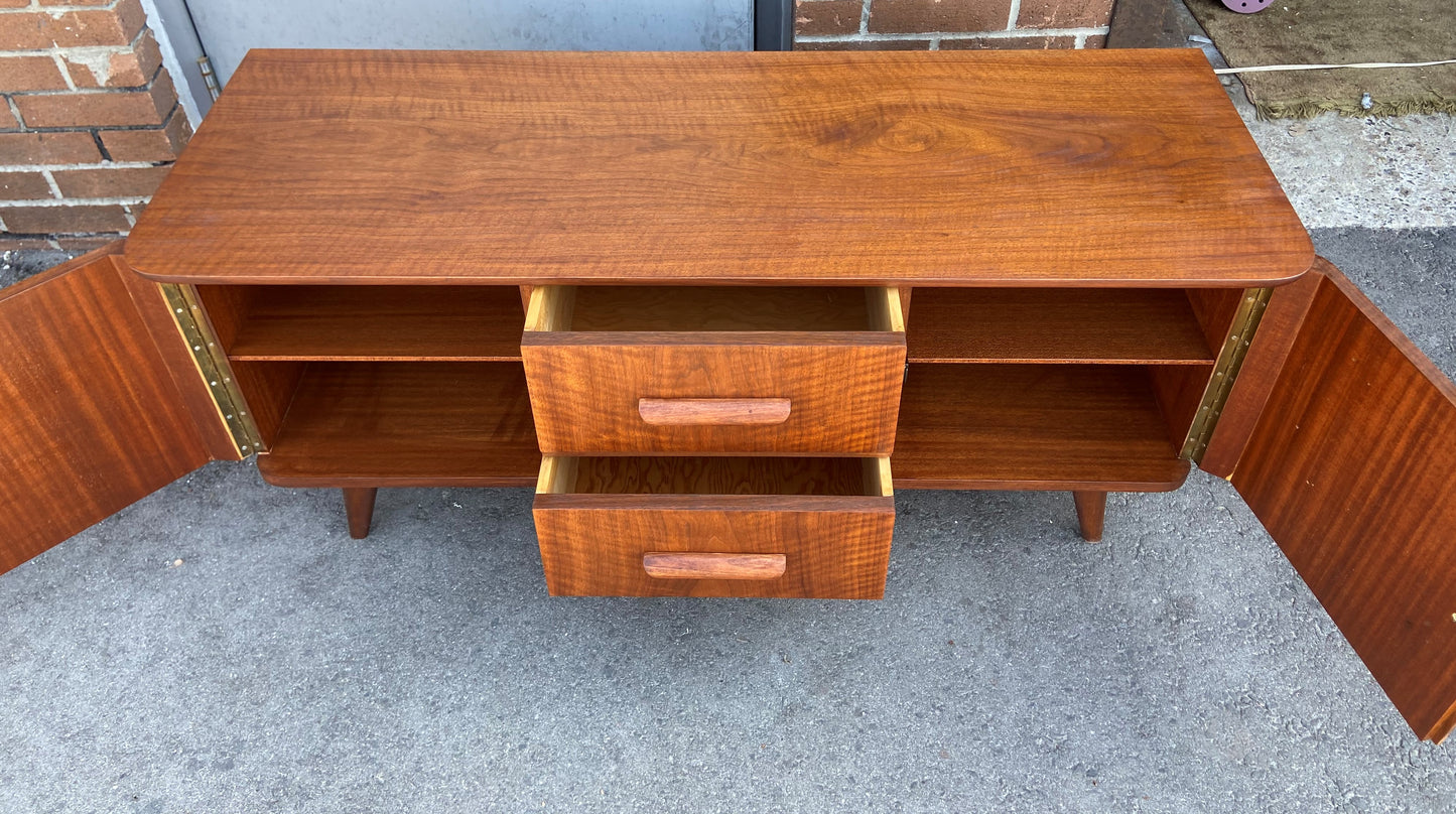 REFINISHED MCM Vanity/ Entry/ Low Cabinet, PERFECT