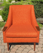 REFINISHED REUPHOLSTERED Mid Century Modern Armchair 3