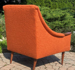 REFINISHED REUPHOLSTERED Mid Century Modern Armchair 7