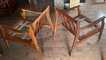 A pair of MCM Lounge Chairs by Flexsteel REFINISHED, includes New Cushions, Perfect 2