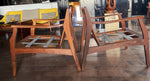 A pair of MCM Lounge Chairs by Flexsteel REFINISHED, includes New Cushions, Perfect 3