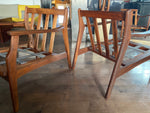 A pair of MCM Lounge Chairs by Flexsteel REFINISHED, includes New Cushions, Perfect 6