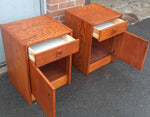 2 REFINISHED Mid Century Modern Nightstands, PERFECT 1