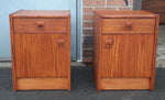 2 REFINISHED Mid Century Modern Nightstands, PERFECT 2