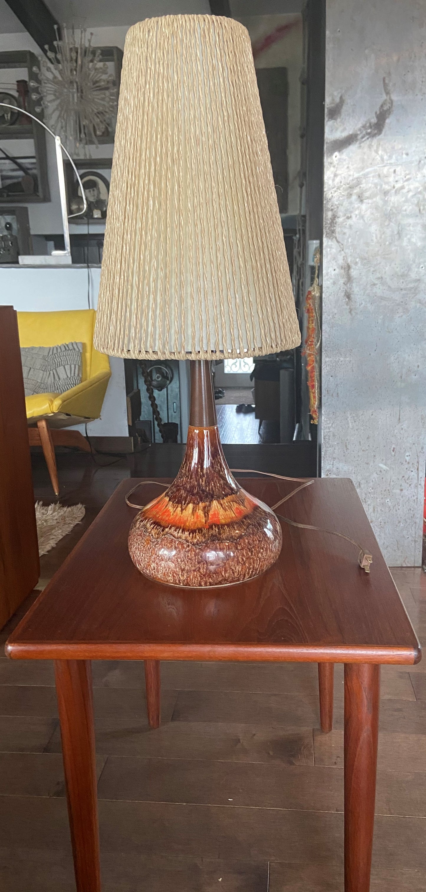 On Hold***Mid Century Modern table lamp by Maurice Chalvignac