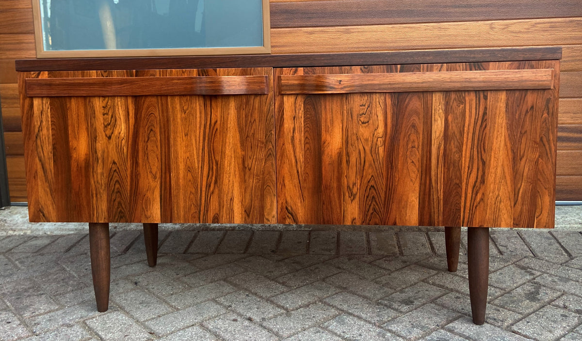 REFINISHED Swedish Mid Century Modern Rosewood Credenza by Troeds 51