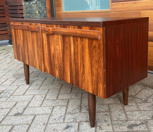 REFINISHED Swedish Mid Century Modern Rosewood Credenza by Troeds 51"