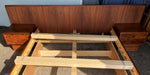 REFINISHED MCM Rosewood dresser, highboy & Queen bed w nightstands PERFECT 11