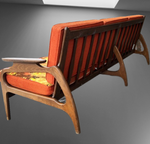 RESTORED  Mid Century Modern Sofa by Adrian Pearsall 74