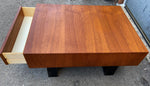 REFINISHED Mid Century Modern Teak Accent Table by RS Associates w drawer 1