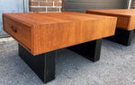 REFINISHED Mid Century Modern Teak Accent Table by RS Associates w drawer 7
