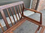 REUPHOLSTERED REFINISHED Mid Century Modern Teak 3-Seater Sofa by R. Huber 7