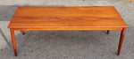REFINISHED Danish Mid Century Modern Teak Coffee Table, 49