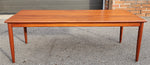 REFINISHED Danish Mid Century Modern Teak Coffee Table, 49