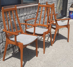 Set of 2 MCM Teak high-back armchairs, Kai Kristiansen style, RESTORED 4