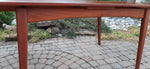 REFINISHED Danish MCM Teak Draw Leaf Table, 57