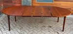 REFINISHED Mid Century Modern Teak Table w 3 Leaves by Punch Designs 64