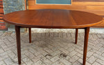 REFINISHED Mid Century Modern Teak Table w 3 Leaves by Punch Designs 64