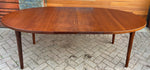 REFINISHED Mid Century Modern Teak Table w 3 Leaves by Punch Designs 64