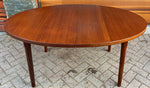 REFINISHED Mid Century Modern Teak Table w 3 Leaves by Punch Designs 64
