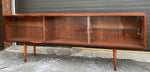 REFINISHED Mid Century Modern Teak Bookcase Display 72