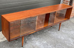 REFINISHED Mid Century Modern Teak Bookcase Display 72