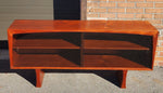 REFINISHED Mid Century Modern Teak Media TV Console 5 ft 2
