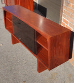 REFINISHED Mid Century Modern Teak Media TV Console 5 ft 6