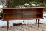 REFINISHED MCM Teak Display Bookcase 59