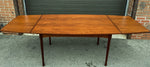 REFINISHED Mid Century Modern Teak Draw Leaf Surfboard shape by RS Associates, 58