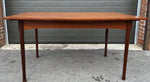 REFINISHED Mid Century Modern Teak Draw Leaf Surfboard shape by RS Associates, 58
