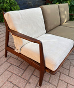 Choose Fabric***REFINISHED Danish Mid Century Modern 3-Seater Sofa by Ib Kofod Larsen 8