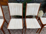 6 RESTORED Danish Mid Century Modern Teak Chairs will be REUPHOLSTERED 3