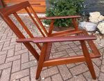 REFINISHED Danish Mid-Century Modern Teak Lounge Chair w NEW CUSHIONS 5
