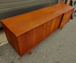 REFINISHED Mid Century Modern Teak Sideboard by Punch Designs 6 ft 2