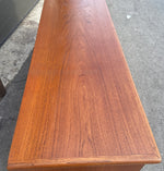 REFINISHED Mid Century Modern Teak Sideboard Credenza 6 ft 10