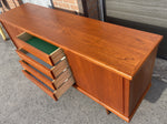 REFINISHED Mid Century Modern Teak Sideboard Credenza 6 ft 5