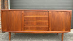 REFINISHED Mid Century Modern Teak Sideboard Credenza 72